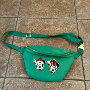 Brand new Christmas belt bag with patches